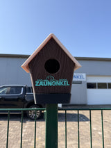 Vogelhaus für Doppelstabmatten-Pfosten, steckbar, PETG