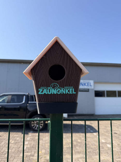 Vogelhaus für Doppelstabmatten-Pfosten, steckbar, PETG