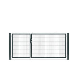 Doppelflügeltor Premium 1,20m RAL 7016 Anthrazit asymmetrisch