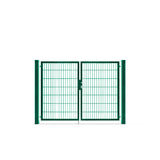 Doppelflügeltor Premium 1,40m RAL 6005 Moosgrün symmetrisch