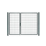 Doppelflügeltor Premium 1,80m RAL 7016 Anthrazit asymmetrisch
