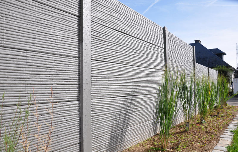 Betonzaun BAMBOO Natur – Doppelseitig – 240 cm
