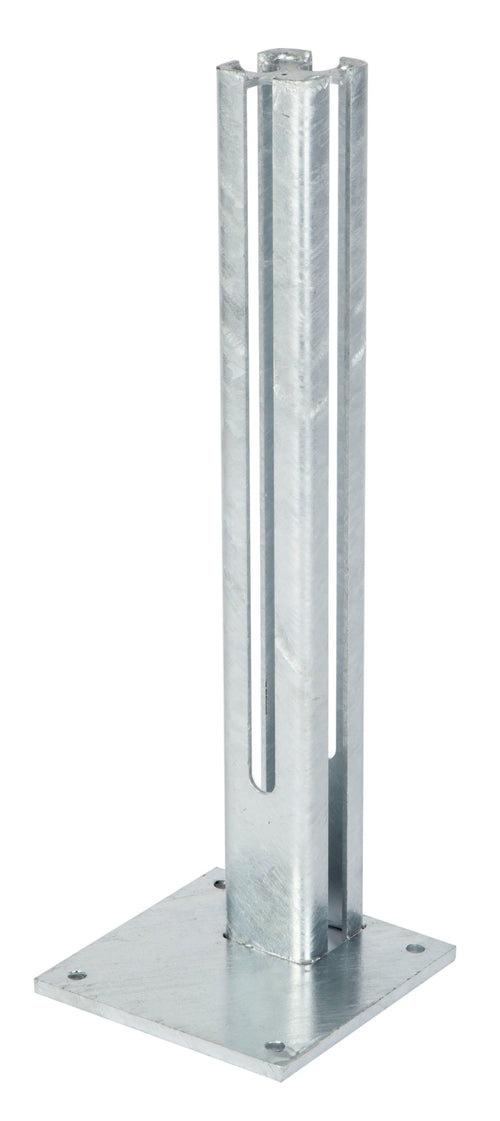 Fußplatte 80x80 für Einfahrtspfosten
