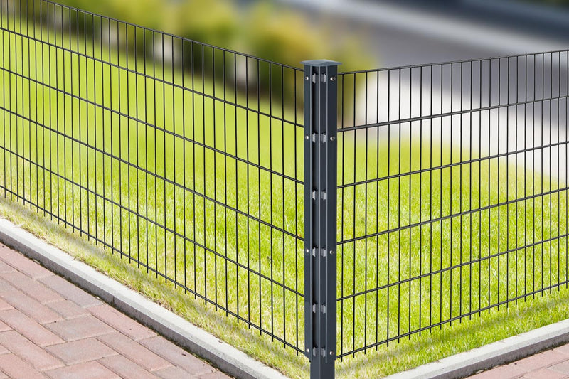 Eck-Zaunpfosten Typ VAP - mit Profil-Abdeckleiste