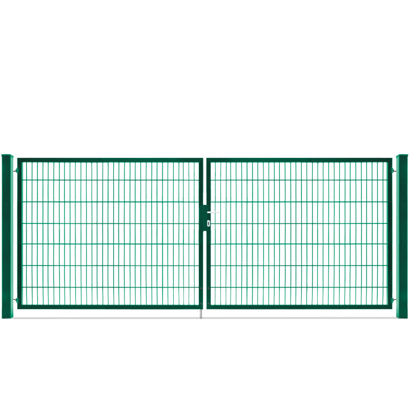 Doppelflügeltor Premium 3,56 m-1,40 Meter-Moosgrün