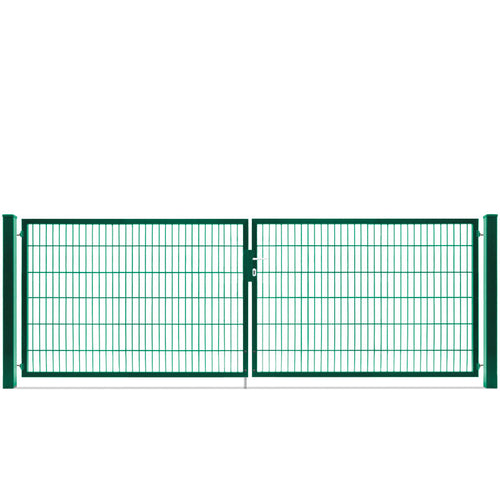 Doppelflügeltor Premium 1,96 m-1,80 Meter-Moosgrün