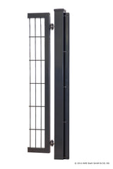 U-Leiste-1,23 Meter-Anthrazitgrau