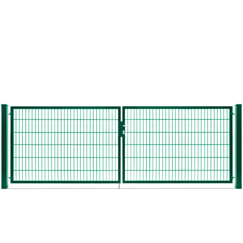 Doppelflügeltor Premium 1,96 m-1,40 Meter-Moosgrün