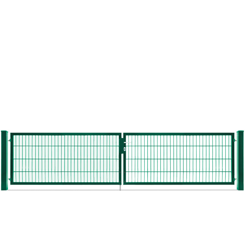 Doppelflügeltor Premium 2,96 m-0,80 Meter-Anthrazitgrau
