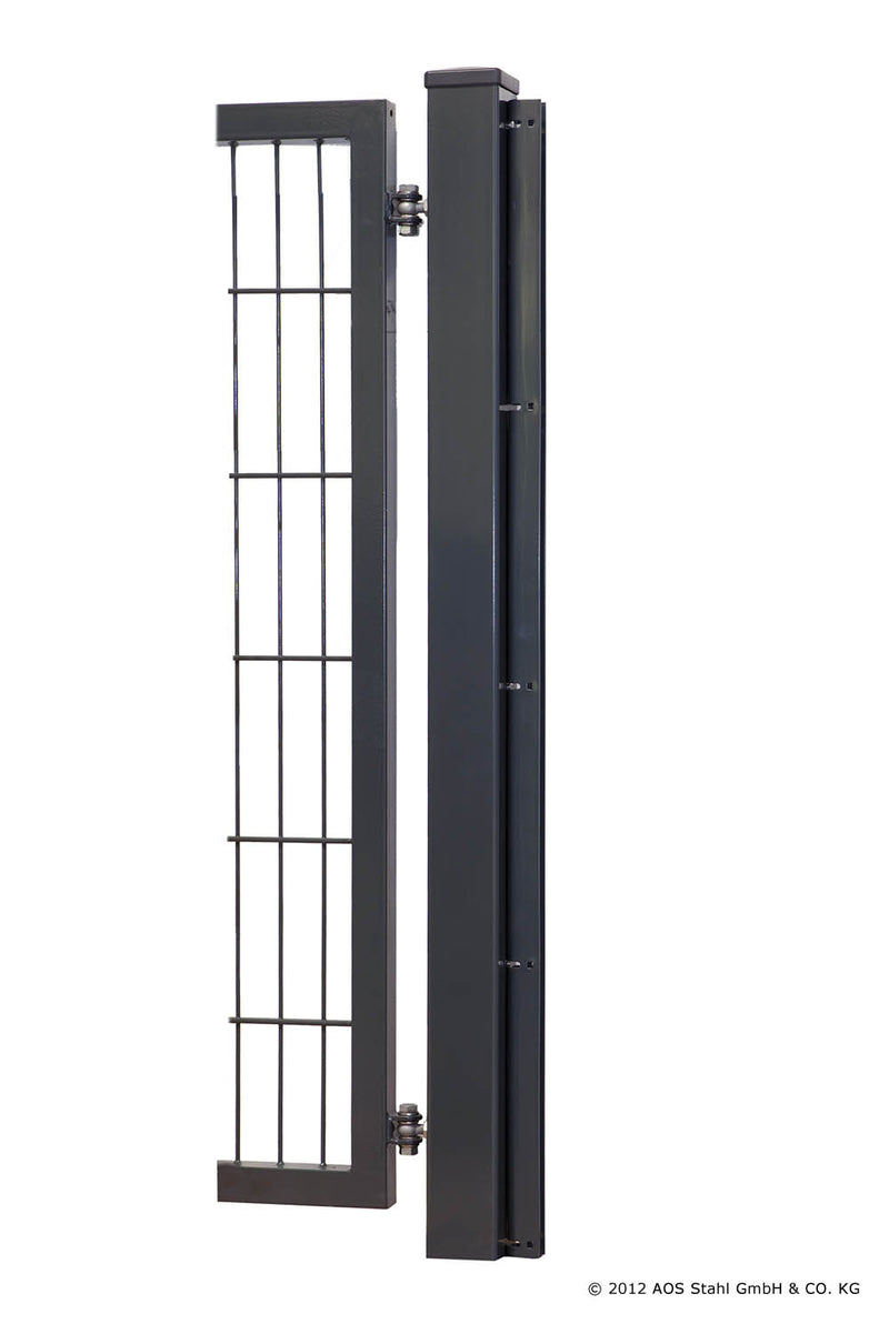 U-Leiste-1,83 Meter-Anthrazitgrau