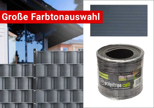 Sicht- und Windschutz Streifen |PP|  poly stripe opti