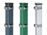 Eck-Zaunpfosten Typ VP - mit Edelstahl-Plättchen
