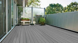 THEVAgarden massiv WPC Terrassendiele - Grau 19 x 140 mm