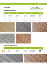 THEVAgarden CoEx Terrassendiele - Grau 22,5 x 138 mm