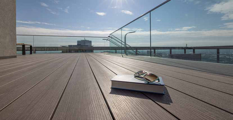 Twinson Terrace Massiv Pro Terrassendiele - 0271 Eiche antikbraun 20 x 140 mm