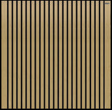WPC-Sichtschutzzaun „Stripes“ - CoEx Eiche/Schwarz 180 x 180 cm