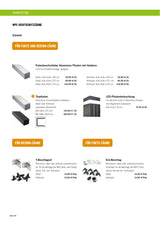 Pulverbeschichteter Aluminium Pfosten mit Holzkern - Silber 6,8 x 6,8 x 135 cm, Silber 6,8 x 6,8 x 272 cm