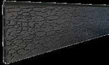 WPC-CoEx-Füllungen - CoEx Burned Wood/Anthr. 180 x 174 cm, CoEx Burned Wood/Silber 180 x 174 cm