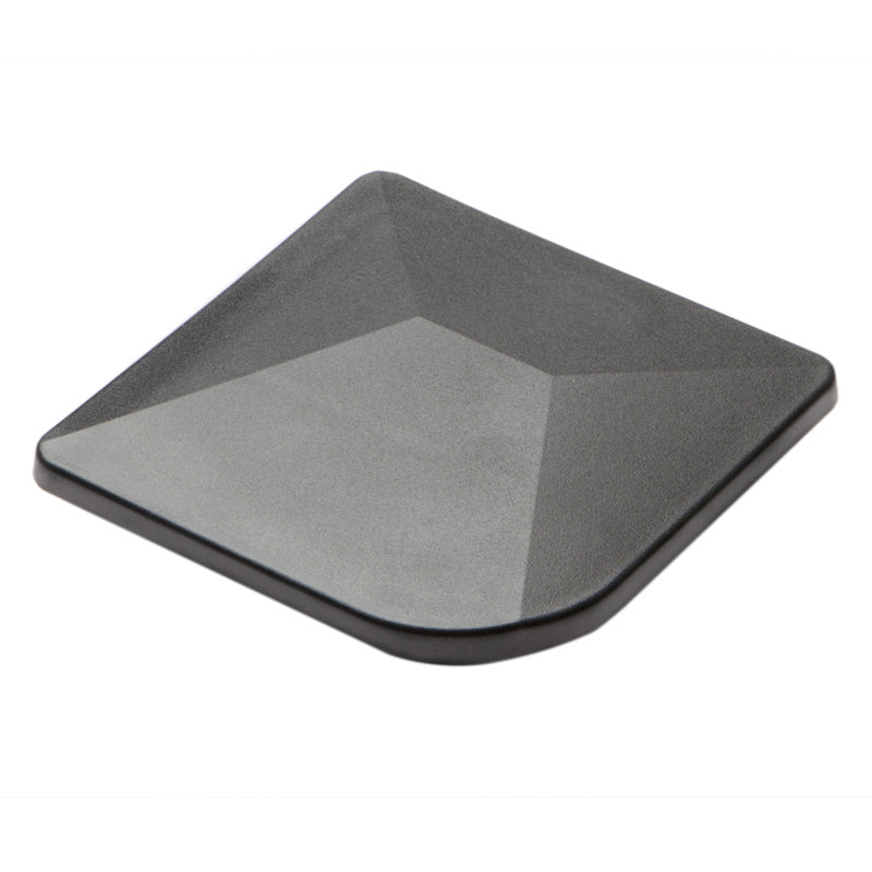 Eckpfosten - Aluminium-Kappe ~ mit Überstand - 60