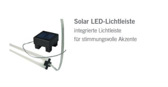 Solar-LED-Leiste für Modularzaun